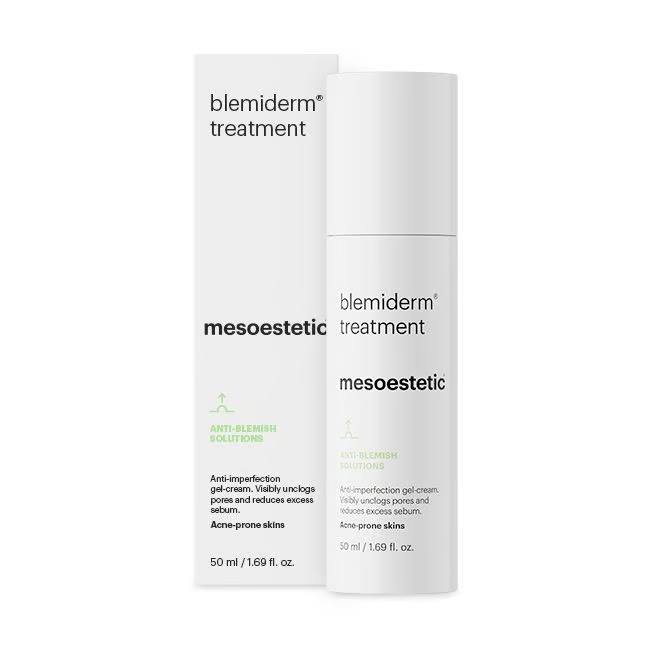 Imagen frontal del Blemiderm Resurfacing Gel de Mesoestetic, gel facial renovador
