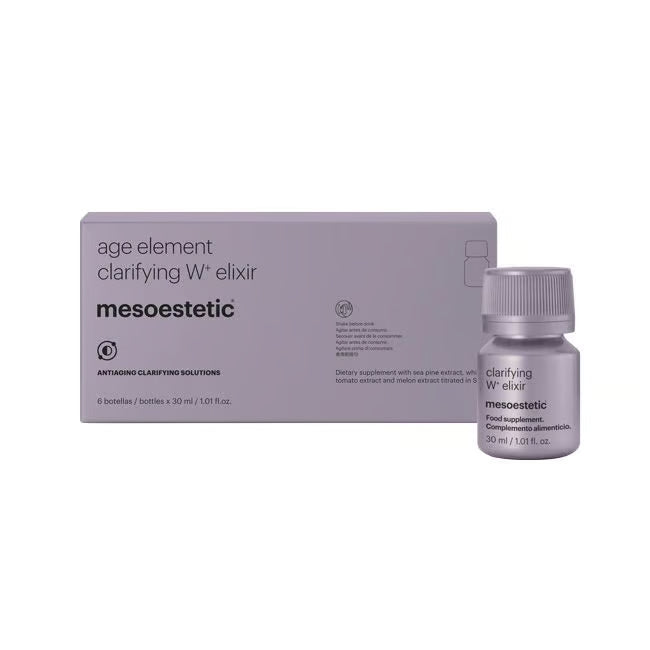 Clarifying W+ Elixir de Mesoestetic en viales bebibles