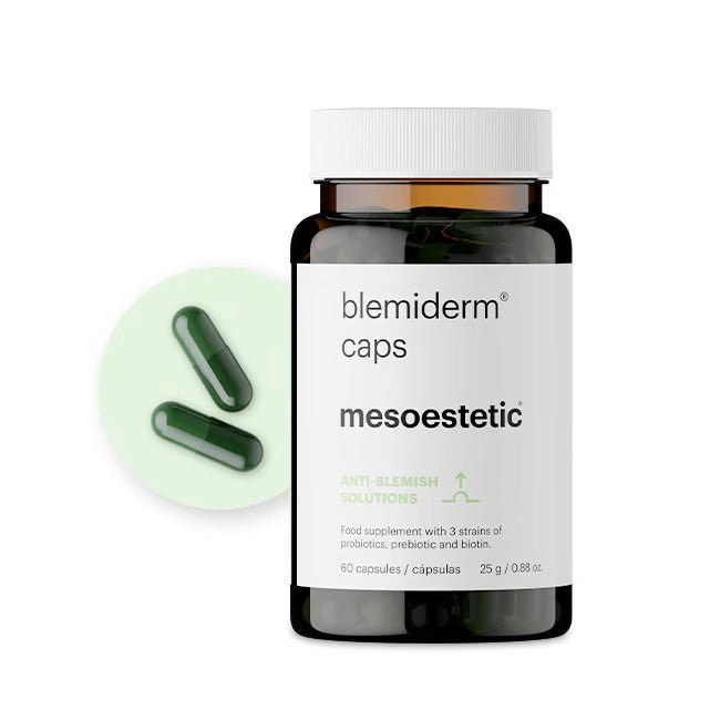 Mesoestetic Blemiderm Caps – Complemento Alimenticio para Acné - mesoesbeauty