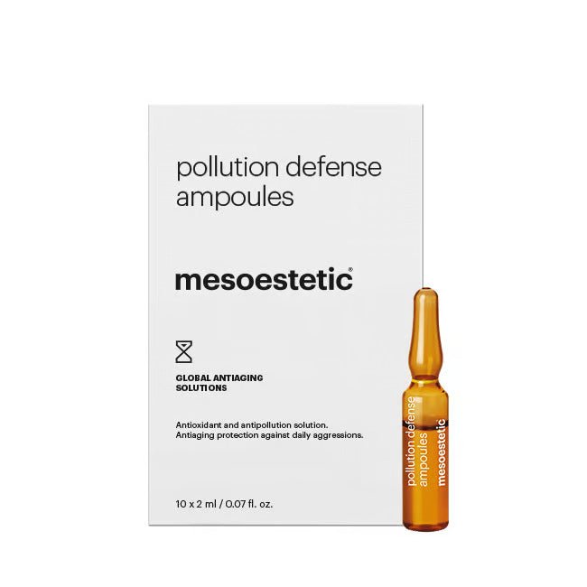 Mesoestetic Pollution Defense Ampoules – Ampollas Antioxidantes - mesoesbeauty