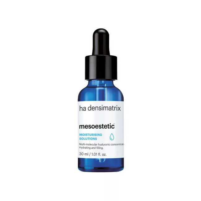 Envase del sérum HA Densimatrix mesoestetic
